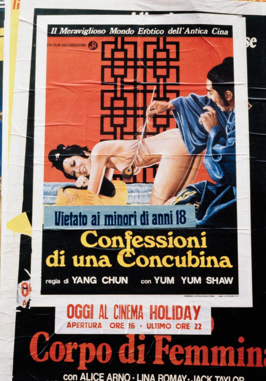 Le perversione e la vitalità nei poster dei film erotici