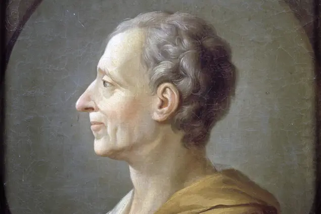 Il barone Charles-Louis de Secondat de Montesquieu ritratto da Jean Antoine Dasse (immagine Wikimedia)