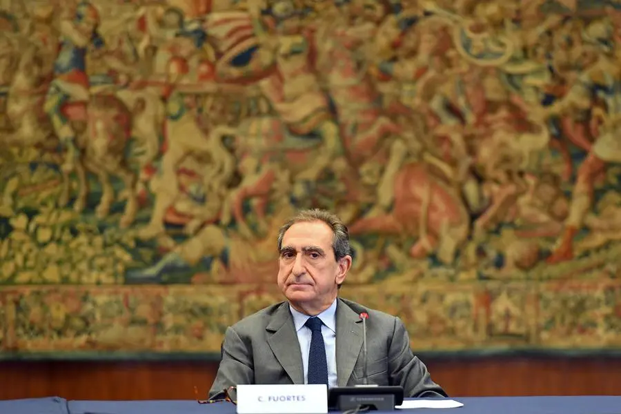 01/10/2021 Roma. Rai. Conferenza Stampa per la presentazione ' L' unione fa la scuola ' dove la Rai arricchisce la propria offerta didattica con nuovi programmi di Rai Cultura e Rai Ragazzi per gli studenti di tutte le scuole, ma anche per i docenti. Nella foto Carlo Fuortes nuovo amministratore delegato AD Rai