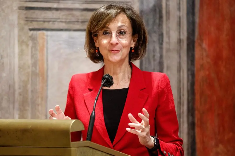Foto Roberto Monaldo / LaPresse 25-05-2022 Roma Politica Convegno “Una mappa per la pena” organizzato dal Gruppo della Trasgressione Nella foto Marta Cartabia Photo Roberto Monaldo / LaPresse 25-05-2022 Rome (Italy) Minister of Justice Marta Cartabia participates in a conference on the prison sentence In the pic Marta Cartabia