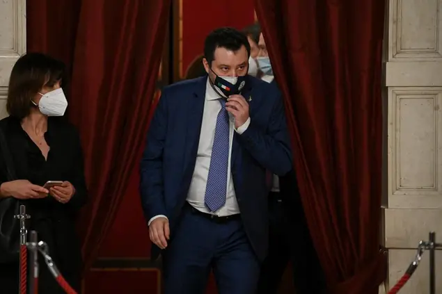 (Matteo Salvini. Foto LaPresse)