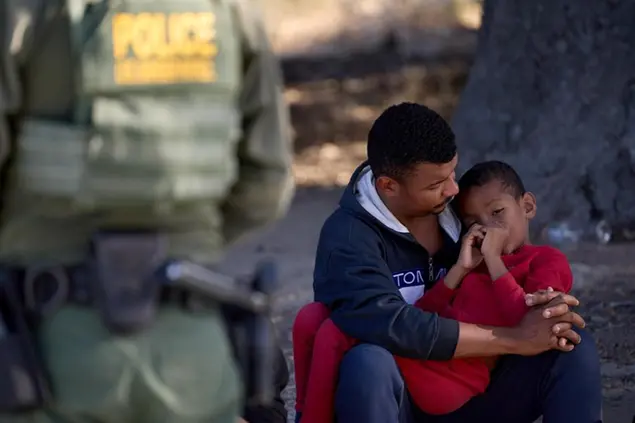A Jacumba in California, dopo aver attraversato il confine con il Messico