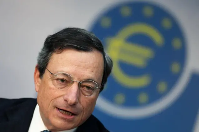 FILE - In this Aug. 2, 2012 file photo President of European Central Bank Mario Draghi addresses the media during a news conference in Frankfurt, Germany. Draghi gets another chance Thursday, Sept. 6, 2012. to spell out how the bank intends to rescue the 17 countries that use the euro from financial disaster. Expectations have been high since late July when the ECB head vowed to do \\\"whatever it takes\\\" to hold the eurozone together. (AP Photo/Michael Probst, File)