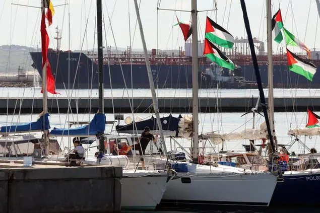 Barche che parteciperanno alla Global Sumud Flotilla