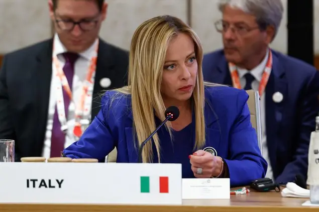 La premier Giorgia Meloni