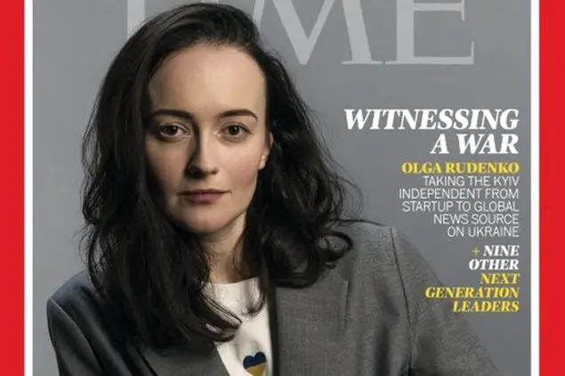 Alla direttrice del Kyiv Independent, Olga Rodenko, è stata dedicata anche una copertina del Time
