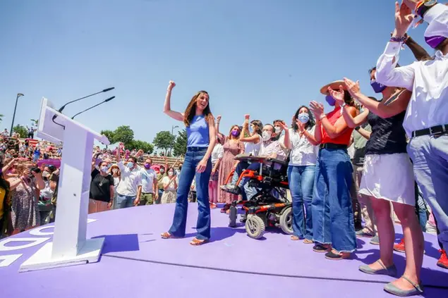 (Ione Belarra è la nuova leader di Podemos. Foto AP)
