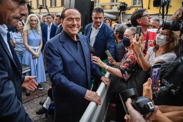 Silvio Berlusconi (Foto Claudio Furlan/LaPresse 23 Giugno 2022)