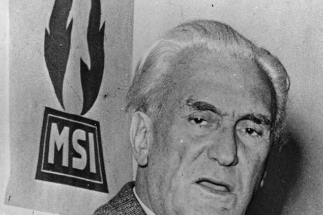 Anni '50 Rodolfo Graziani \\u00E8 stato un generale e politico italiano. nella foto: Rodolfo Graziani