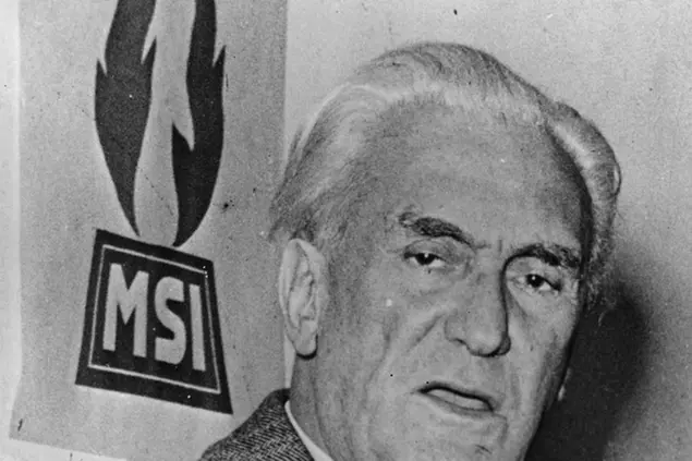 Anni '50 Rodolfo Graziani è stato un generale e politico italiano. nella foto: Rodolfo Graziani
