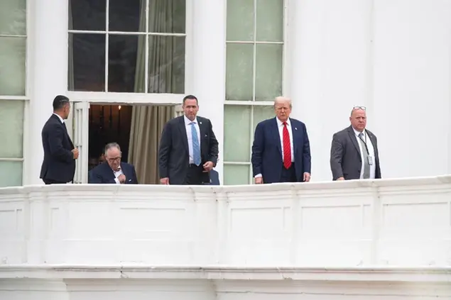 Il presidente Donald Trump alla Casa Bianca