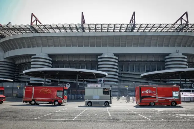 Lo stadio Meazza a Milano