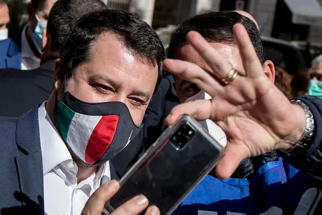 Matteo Salvini, Foto\\u00A0Roberto Monaldo / LaPresse
