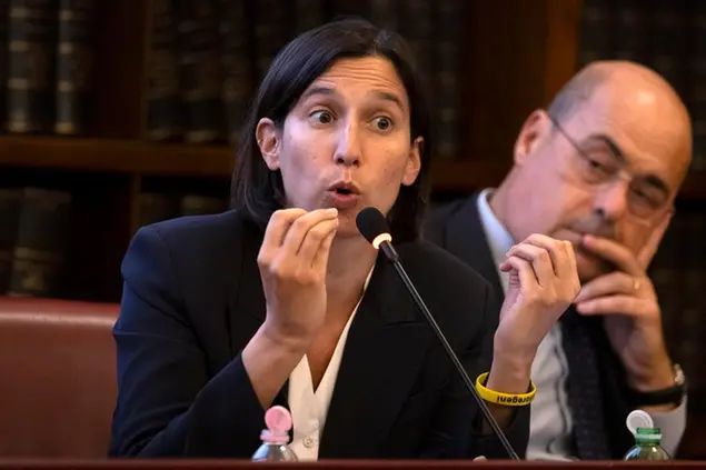 Elly Schlein al convegno del Partito democratico “Rilanciare l’economia\\\"