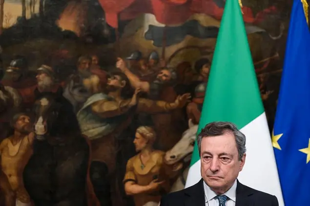 17/11/2021 Roma, il presidente del Consiglio Mario Draghi incontra il primo Ministro dell'Albania