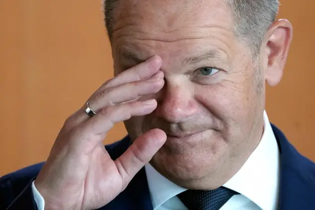 (Il cancelliere tedesco Olaf Scholz. Foto LaPresse)