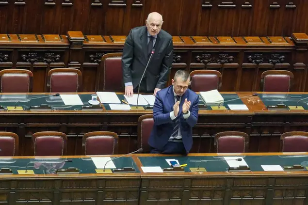 Carlo Nordio e Andrea Delmastro Delle Vedove (Foto Mauro Scrobogna/LaPresse 19-01-2023)