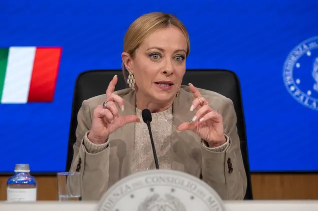 La premier Giorgia Meloni