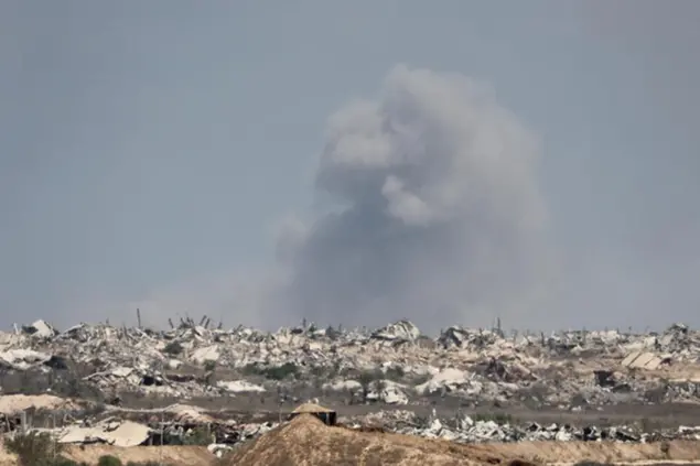 Un attacco israeliano nel nord della Striscia di Gaza