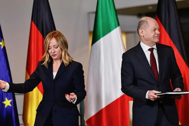 (Meloni e Scholz. Foto Ansa)