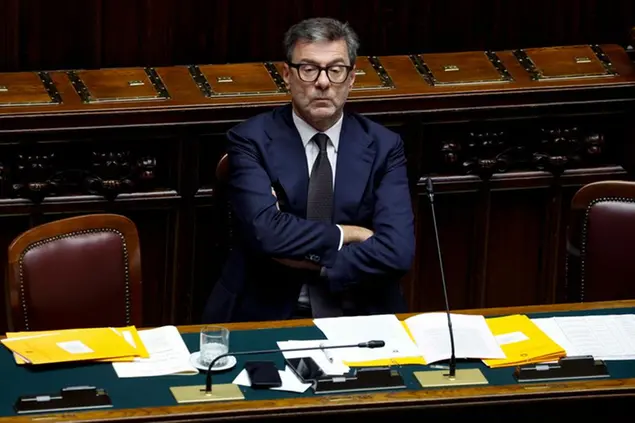 Il ministro dell'Economia Giancarlo Giorgetti