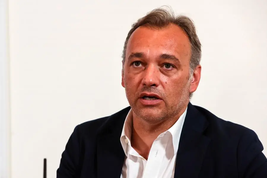 25/07/22 Roma. Presentazione del Patto repubblicano di Azione e +Europa nella sede della Stampa Estera. Nella foto, Matteo Richetti.