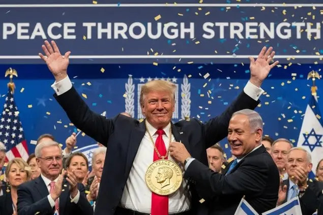 L'account ufficiale dell'ufficio del Primo Ministro israeliano in inglese ha postato su X un messaggio a sostegno del premio Nobel per la pace a Donald Trump. \\\"Date al presidente Trump il premio Nobel: se lo merita!\\\"