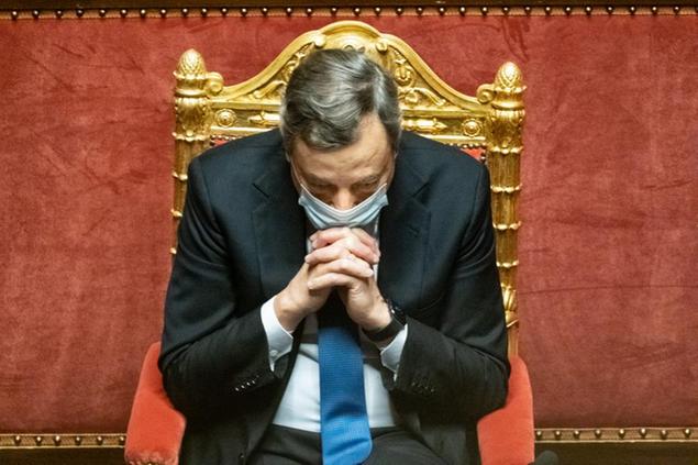 (Mario Draghi. Foto LaPresse)