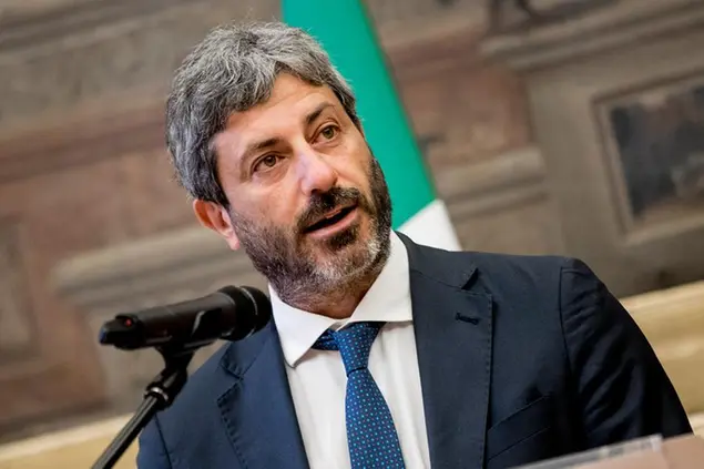 Il presidente della Camera, Roberto Fico (LaPresse)