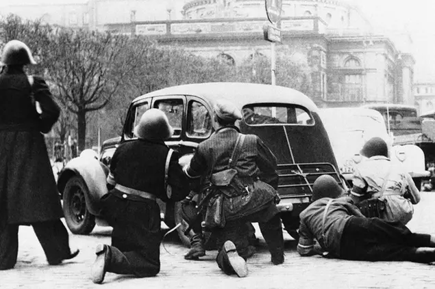Resistenza danese, Copenaghen il 29 maggio 1945. (Foto AP)