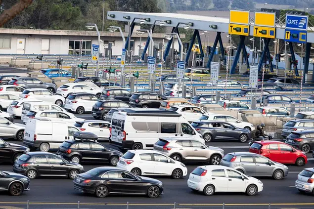 Un casello autostradale