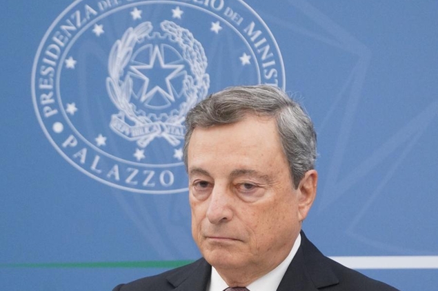 29/09/2021 Roma, conferenza stampa del Presidente del Consiglio Mario Draghi sui dettagli della Nadef e alcune misure che potrebbero rientrare nella prossima Legge di Bilancio