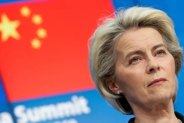 (Ursula von der Leyen. Foto Epa/Ansa)
