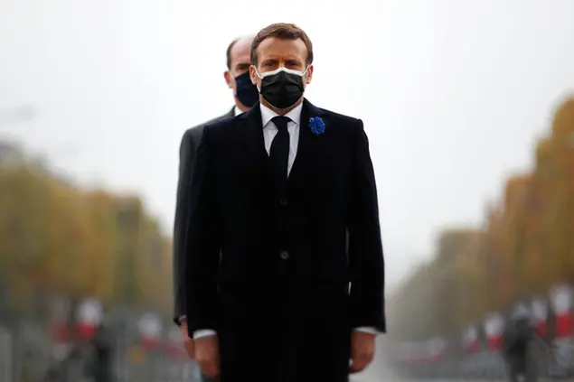 (Il presidente francese Emmanuel Macron. Foto LaPresse)