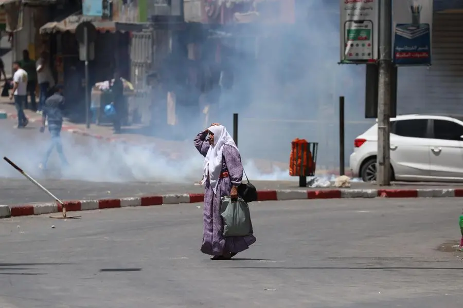 Una donna palestinese