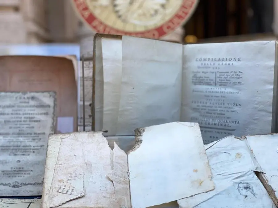 I nazisti sottrassero 7mila volumi dalle biblioteche del ghetto (foto ANSA)