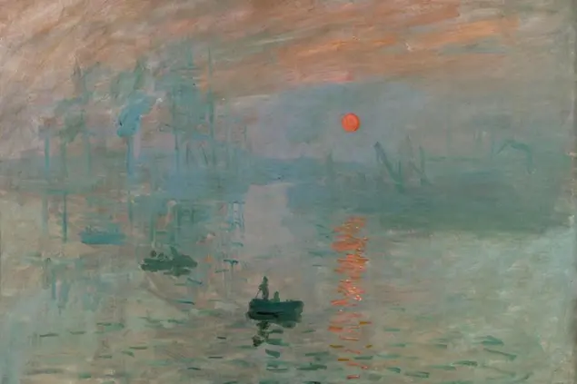 Impression, soleil levant, Claude Monet (immagine Wikimedia)