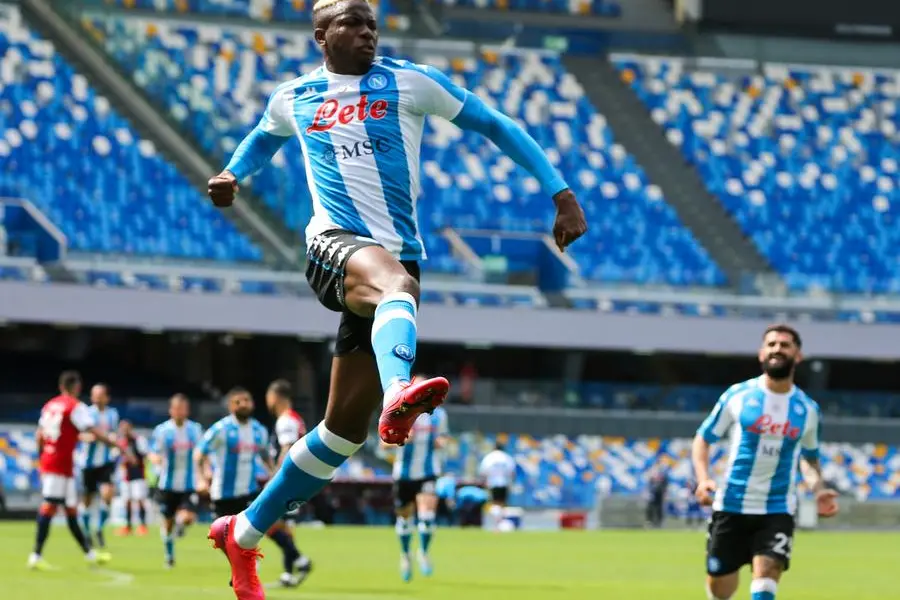 02/05/2021 Napoli, campionato di calcio serie A, Napoli - Cagliari. Nella foto VICTOR OSIMHEN