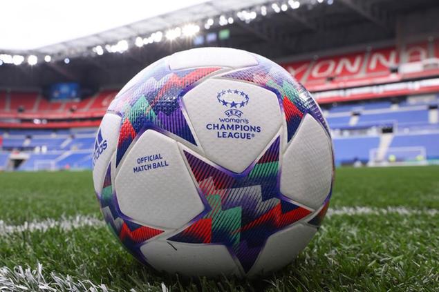 March 31, 2022, Lyon, United Kingdom: Lyon, France, 31st March 2022. The Official Adidas UEFA Women's Champions League matchball prior to the UEFA Womens Champions League match at the Groupama Stadium, Lyon. Picture credit should read: Jonathan Moscrop / Sportimage(Credit Image: (Cal Sport Media via AP Images)