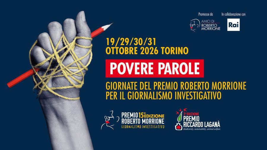 Torino, tornano le giornate del Premio Roberto Morrione