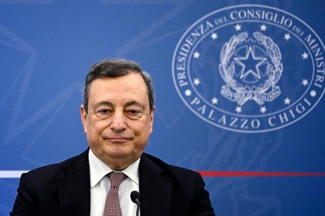 Il presidente del consiglio Mario Draghi (Foto Riccardo Antimiani/POOL Ansa/LaPresse)