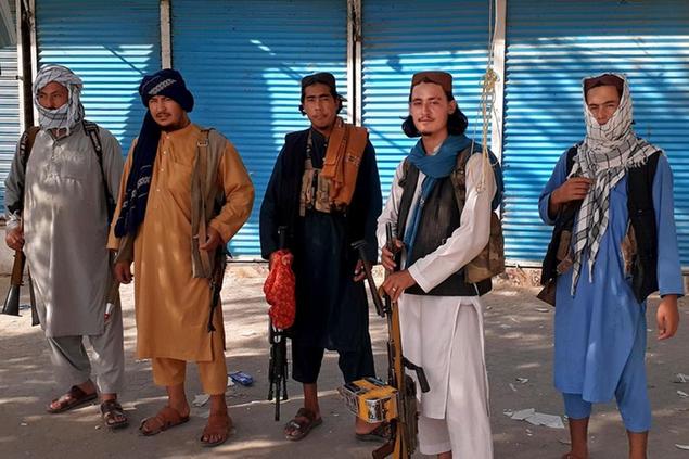 Un gruppo di combattenti Talebani (Copyright 2021 The Associated Press. All rights reserved)