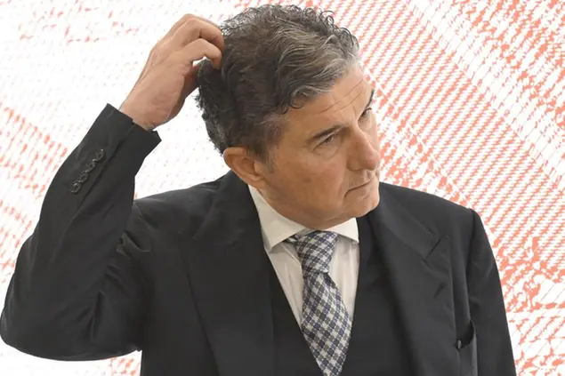 Enrico Pazzali, presidente autosospeso di Fondazione Fiera Milano. Foto Ansa