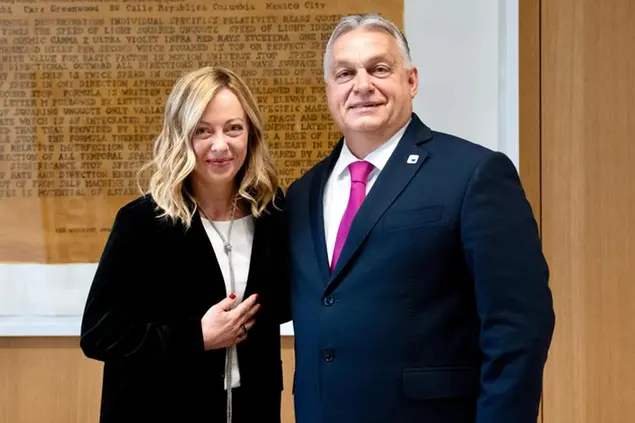 Giorgia Meloni e Viktor Orban