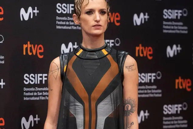 Nella foto: Agathe Rousselle. Red carpet del film Titane