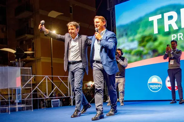 Pasquale Tridico e Giuseppe Conte