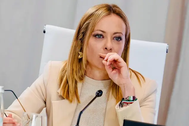 La presidente del Consiglio Giorgia Meloni