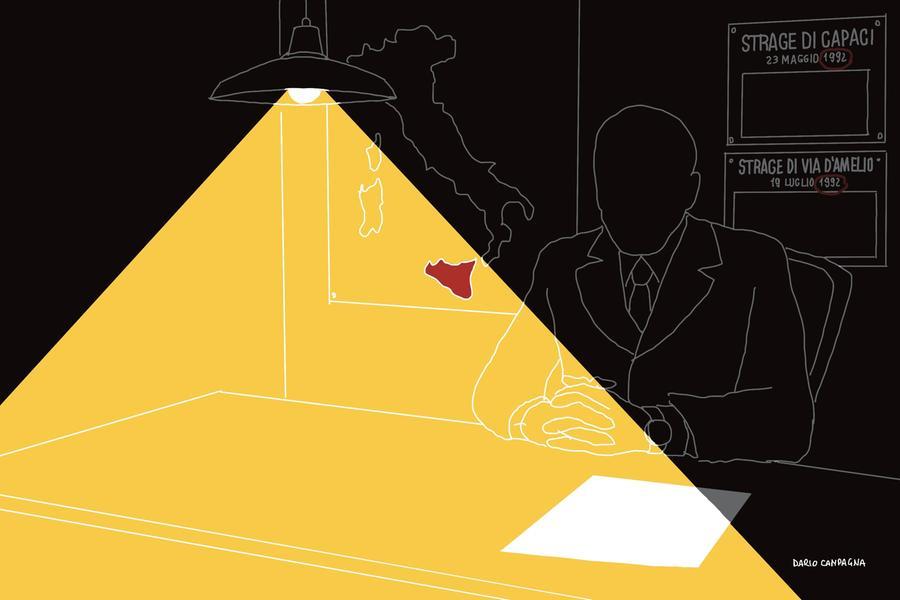 Generale Subranni e personaggi di spicco in rapporti di conoscenza, senza elementi di collusione