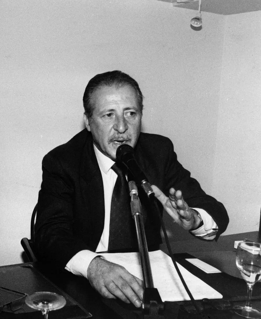 LaPresse Torino/Archivio storico1992 Paolo Borsellino