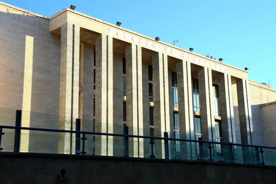 18/07/2012 Palermo, manifestazione in ricordo di Paolo Borsellino e la sua scorta, nella foto il palazzo di Giustizia